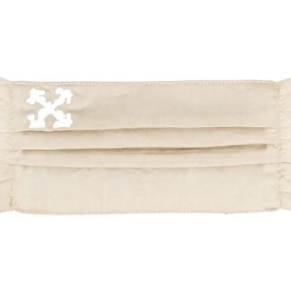 Off-White Arrow Face Mask With Bag